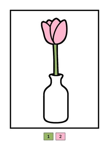 The page colored in